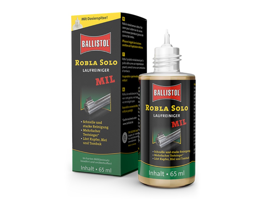 Ballistol Robla Solo MIL Loopreiniger Flesje  65 ml